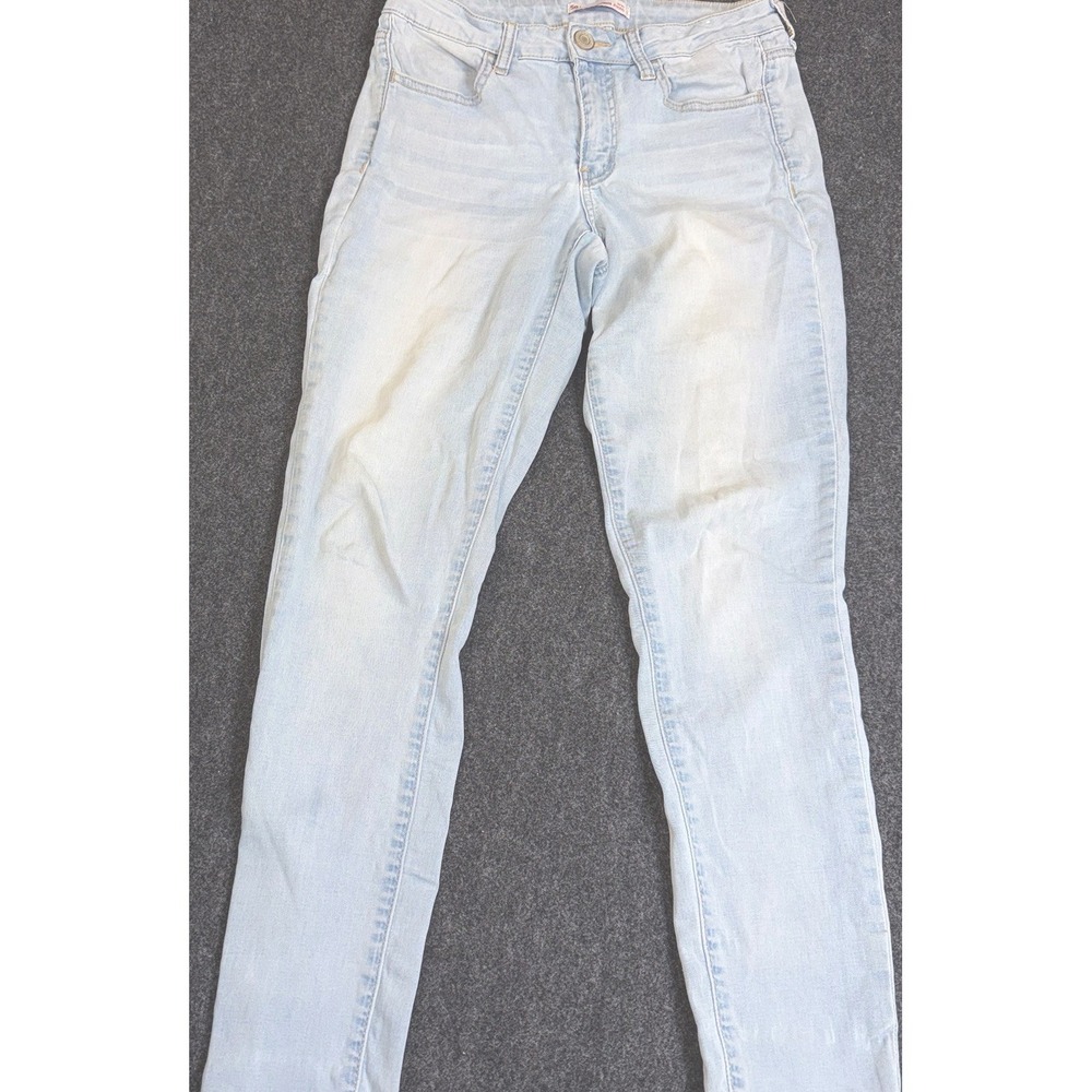 SO Ultimate Jegging Women's Size 5 Low Rise Skinny Stretch Jeans Light Wash
